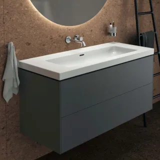 Ideal Standard Extra Waschtisch T437301 ohne Hahnloch, mit Überlauf, 1210 x 510 x 150 mm, weiß