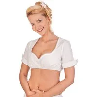 Melega Dirndlbluse Dirndlbluse - LISSA - schwarz, weiß