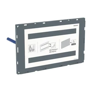 Geberit Sigma Abdeckplatte 115696001 flächenbündig, Abdeckung der Serviceöffnung