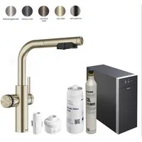 Blanco Küchenarmatur Trinkwasserarmatur Choice Icona L + Kühl- & CO₂-Einheit Choice.All