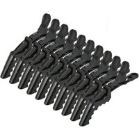 FOUORTUNATE-BEE Haarspange 10er Friseur Haarklammern Set, Abteilclips für Styling, Haarclips für Pony, Seitenpartien & Strähnen