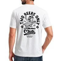 Neverless Print-Shirt Backprint T-Shirt Herren Bier Spruch Motivprint Comicstil Sommer mit Print