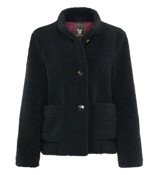 Fuchs Schmitt - Webpelzjacke marine - Gr. - 42