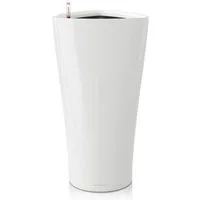 Lechuza® Blumentopf Pflanzsäule Delta 30 weiß hochglanz