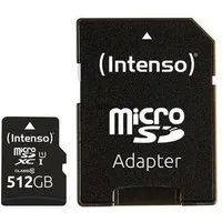 Intenso Intenso Performance R90 microSDXC 512GB Kit, UHS-I Speicherkarte