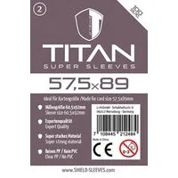 SHIELD Spiel Shield Titan 2 - 100 Super Sleeves für Kartengröße 57,5 x 89 mm