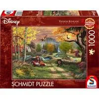 Thomas Kinkade Studios: Disney - The Fox and the Hound, Puzzle 1000 Teile