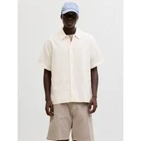 Jack & Jones Kurzarmhemd JORMONTAUK WAVY TEXTURE SHIRT SS SN Baumwolle, relaxed fit