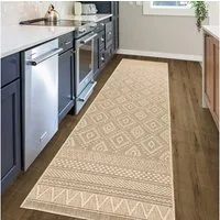 OTTO home Teppich Toronto auch als Läufer erhältlich, rechteckig, Höhe: 3 mm, In- und Outdoor geeignet, Sisal-Optik, Wetterfest & UV-beständig, Boho
