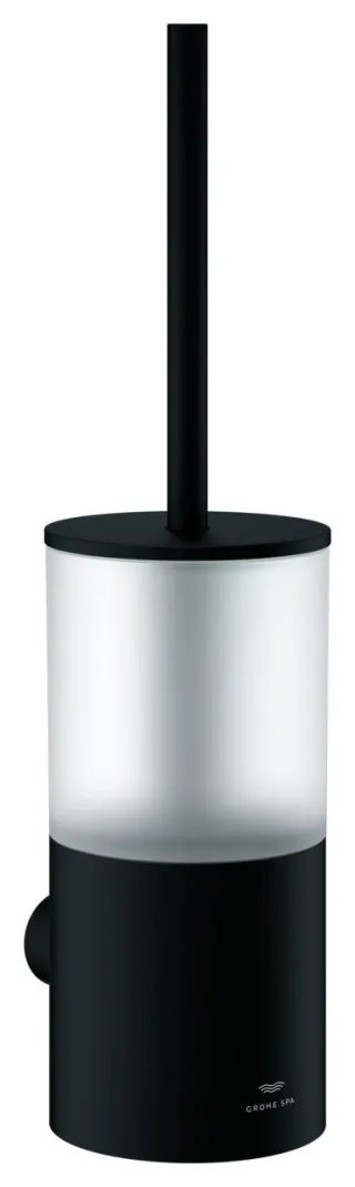 GROHE Toilettenbürstengarnitur Atrio, 40892 Wandmontage phantom black, 40892KF0 40892KF0