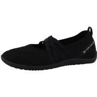 TOM TAILOR Patty Riemchenballerina Freizeitschuh, Halbschuh mit Logoschriftzug