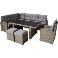 Ragnarök Möbel-Design Gartenlounge-Set Gartenmöbel DS13XL