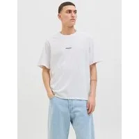 Jack & Jones Print-Shirt JORTAVIRA POSTER TEE SS CREW NECK mit Backprint