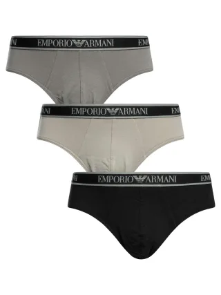 Emporio Armani 3 Pack Briefs, Mehrfarbig