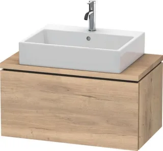 Duravit L-Cube Konsolen-Waschtischunterbau wandhängend compact 820x477x400 Az 1 Front: LC580205555