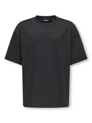 KIDS ONLY - OSJCASPIAN AIRFLEX BOXY SS TEE NOOS Black - Gr. - 152