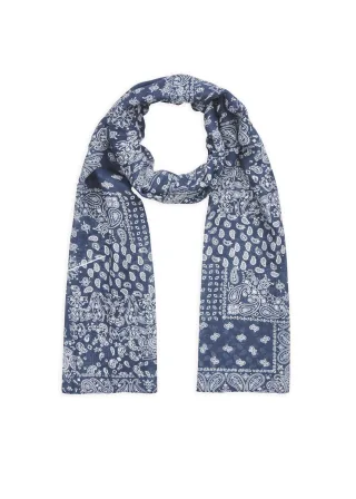 Schal aus recyceltem Polyester mit Bandana-Print (3er-Pack) blau