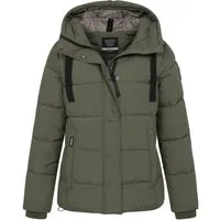 SUBLEVEL Steppjacke Winter Jacke Puffer Parka Steppjacke Lange Winter Mantel Warm gesteppt