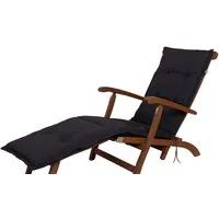 KETTtex Sesselauflage Deckchair Florence 2399 anthrazit wasserabweisend lichtecht 191x52x7cm