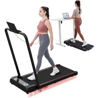CITYSPORTS Laufband Laufbander 440/1200W motor, Walking/Jogging Pad,Max 6/12/10km/h (Mit Toolkit, Schmiermittel), integrierte transportrollen, mini-Laufband für Büro und Zuhause