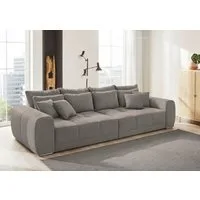 Jockenhöfer Gruppe Big-Sofa Moldau, B. 306 cm, mit Federkernpolsterung, Liegefläche 120x240 cm, Mega-Sofa, mit 4 Zierkissen & Federkern