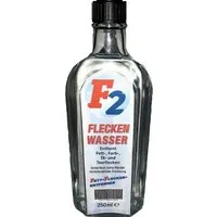 F2 F 2 Fleckenwasser entfernt Fett-, Farb-, Öl- & Teerflecken 250 ml Flüssigreiniger (keine, [- keine keine)