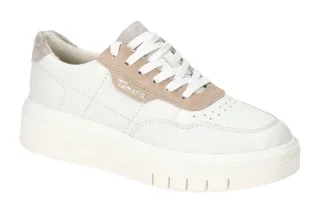 Tamaris 8-83717-20 151 Damenschuhe, wei?/rose, bequeme Schn?r-Halbschuhe