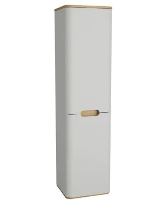 VitrA Sento Hochschrank 2 Türen Türanschlag rechts Hellgrau Matt,66023 66023