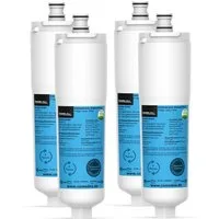Comedes Wasserfilter 4er Set Wasserfilter passend für Bosch, Whirlpool Kühlschränke, Zubehör für Unterschiedliche Kühlschränke von Bosch, Siemens, Neff, und Whirlpool