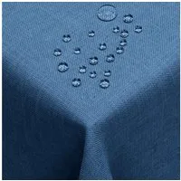 DecoHomeTextil Heimtextilmanufaktur Tischdecke Leinen Optik Tischdecke Tischtuch Abwaschbar Wasserabweisend