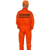 coole-fun-t-shirts Kostüm STAATSGEFÄNGNIS HOCHSICHERHEITSTRAKT Karneval Set