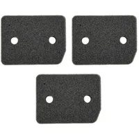 Trade-Shop Ersatzfilter 3x passend für viele Miele T1 Wäschetrockner wie TCE530WP, Zubehör für Miele 9164761, 7070070, Schwammfilter Sockelfilter für Wärmepumpentrockner Kondenstrockner