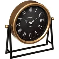 Atmosphera Créateur d'intérieur Uhr Tischuhr LUCA, Ø 21 cm, schwarz