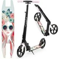 HyperMotion Cityroller VIBE in Pink Zweirädriger Stadtroller – bis 100 kg, 0 km/h