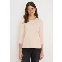 CECIL Rundhalsshirt aus Baumwolle mit Stretchante