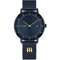Tommy Hilfiger Quarzuhr TEA 1782740, Armbanduhr, Damenuhr, Edelstahlarmband, analog