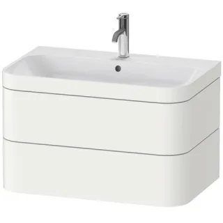 Duravit Happy D.2 Plus c-bonded Set wandhängend Weiß Seidenmatt 775x490x480 mm - HP4637O3636 HP4637O3636