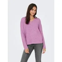 ONLY V-Ausschnitt-Pullover ONLCAMILLA V-NECK L/S PULLOVER KNT NOOS Materialmix, regular fit