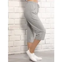 Sieh an! Jogginghose Capri-Freizeithose