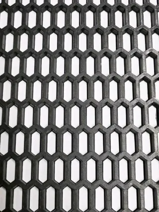 Universal Renn Race Waben Gitter Schwarz Stoßstange Frontschürze Version 2