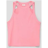 s.Oliver Muskelshirt T-Shirt Ärmelloses Shirt mit Cut-Out-Details