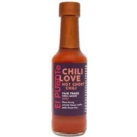 El Puente Grillsauce Chili Love Sauce - Ghost Chili extrem scharf, Fair Trade, Vegan, Handmade