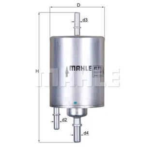 Mahle Kraftstofffilter Audi A4 A6 A8 R8 Lamborghini Gallardo Seat Exeo