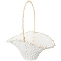 Florists Products Bastelnaturmaterial Elegantes Streukörbchen Hochzeit Blumenkinder Dekoration