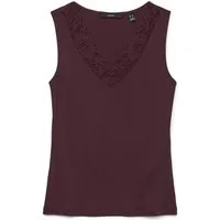 Vero Moda T-Shirt VMROSA SL V-NECK TOP JRS NOOS Viskosemischung, regular fit