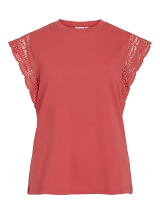 VILA - VIMANDALA O-NECK S/L TOP - Gr. - XS