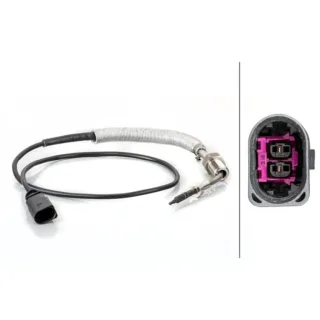 Hella Sensor f?r Abgastemperatur 6PT014495-081 Seat Cordoba Ibiza Skoda Fabia Roomster VW Polo