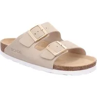 Rohde SUNNYS N°12 Pantolette Sommerschuh, Hausschuh, Zweischnaller, Strandschuh mit Softfußbett