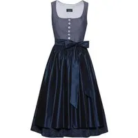 Luis Steindl Dirndl Midi-Dirndl mit Perlmuttknöpfen