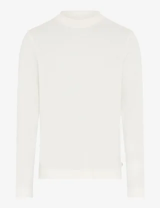 Brax Herren Langarmshirt Style TIMON offwhite, cremeweiß, Gr. 5XL